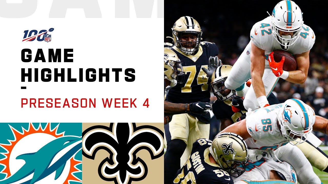 NFL 2019 Week 4 Highlights Dolphins vs. Saints