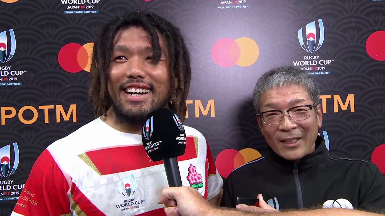 Shota Horie wins Mastercard Player of the Match against Ireland