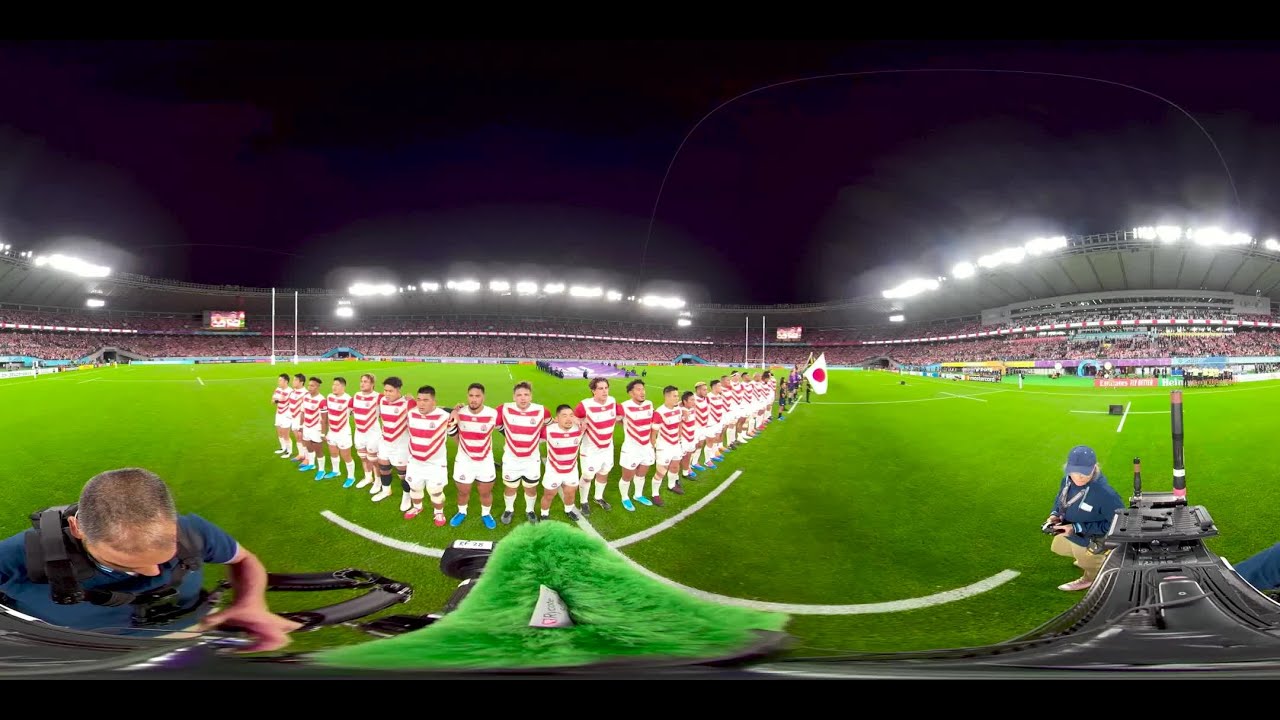 360 footage of the last Japan anthem at Rugby World Cup 2019