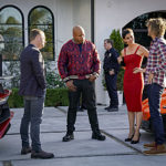 "Answers" - Pictured: Chris O'Donnell (Special Agent G. Callen), LL COOL J (Special Agent Sam Hanna), DR| an Eric Christian Olsen (LAPD Liaison Marty Deeks). While the team investigates the theft of a computer virus, Callen and Sam consider their future at the agency, Kensi and Deeks discuss having children, and Eric and Nell analyze the impact of Eric's undercover assignment on their relationship. Also, the team tracks Mara (Arielle Vandenberg), a crooked upscale banker, on NCIS: LOS ANGELES, Sunday, Dec. 8 (9:30-10:30 PM, ET/9:00-10:00 PM, PT) on the CBS Television Network. Photo: Cliff Lipson/CBS ©2019 CBS Broadcasting, Inc. All Rights Reserved.