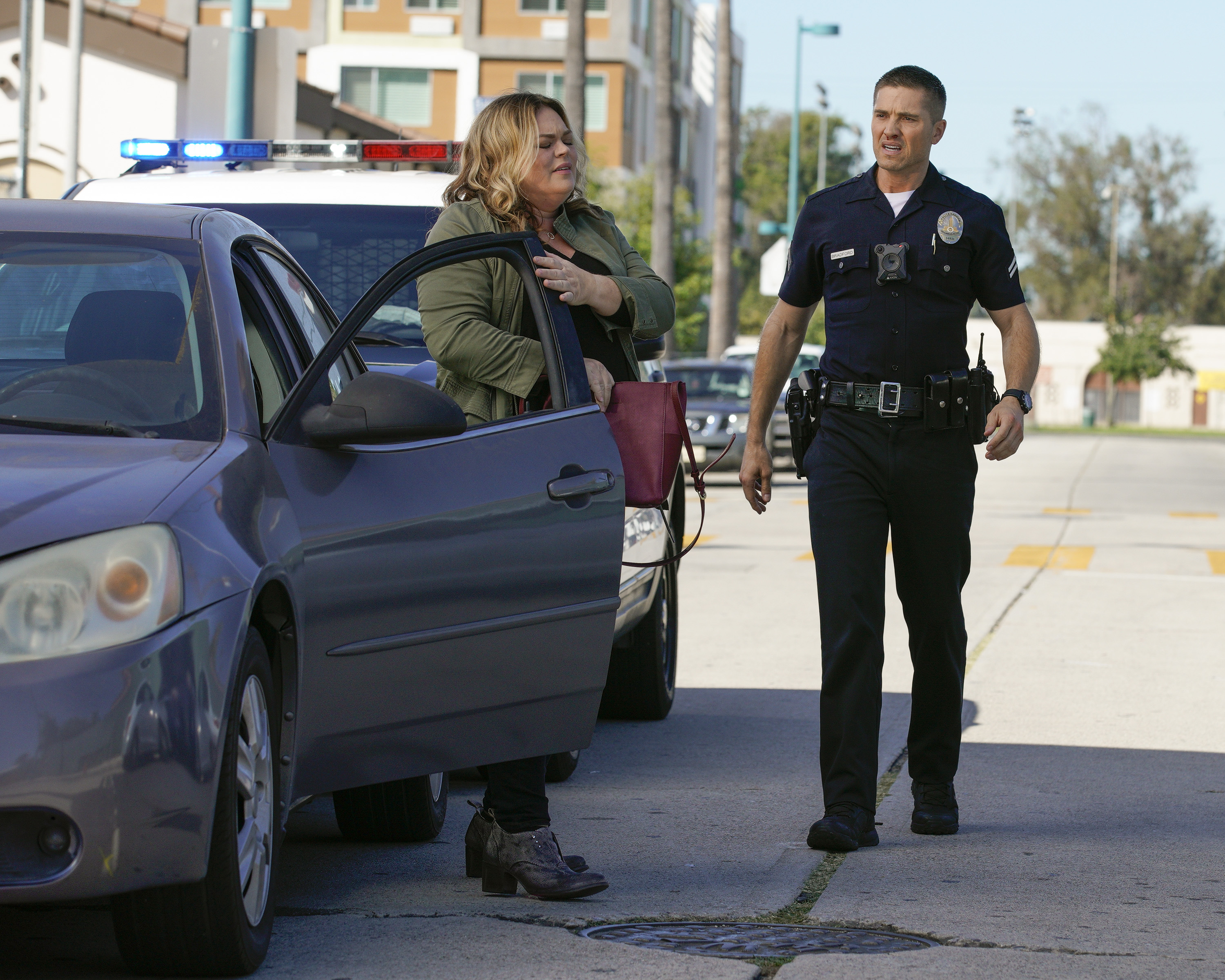 The Rookie Season 2 Episode 8 REBECCA FIELD, ERIC WINTER