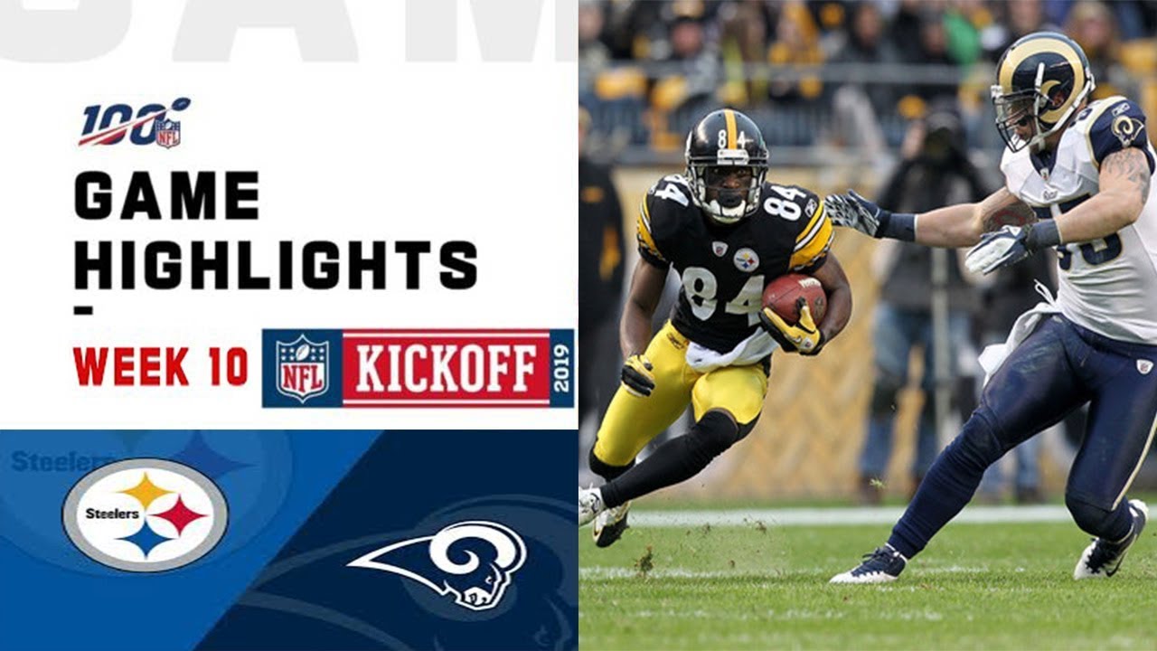 Rams vs. Steelers Week 10 Highlights NFL 2019 Week 10 Highlights NFL 20 Rams vs. Steelers 19