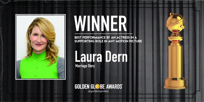 Laura Dern won Supporting Role in Marriage Story