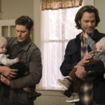 Supernatural -- "The Heroes' Journey" -- Image Number: SN1510a_0029bc.jpg -- Pictured (L-R): Jensen Ackles as Dean and Jared Padalecki as Sam -- Photo: Bettina Strauss/The CW -- © 2020 The CW Network, LLC. All Rights Reserved.