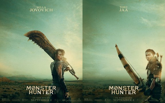 Official Teaser Posters for Monster Hunter