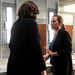 All Rise Season 1 Episode 19 Press Photo of In the Fights Pictured (L-R): Lindsay Mendez as Sara Castillo and Jessica Camacho as Emily Lopez