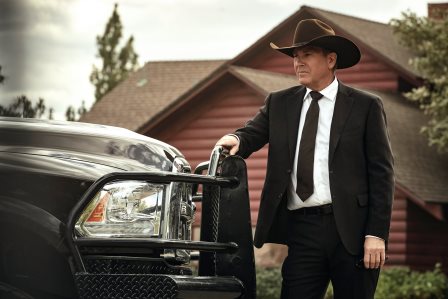 Kevin Costner as John Dutton. Episode 5 of Yellowstone - - Cowboys and Dreamers