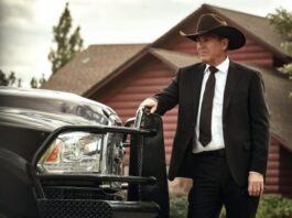 Kevin Costner as John Dutton. Episode 5 of Yellowstone - - Cowboys and Dreamers