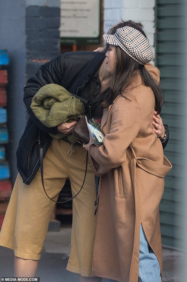 MasterChef judge Melissa Leong is spotted embracing a friend in Melbourne