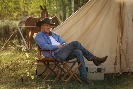 Yellowstone season 4 - Kevin Costner as John Dutton.