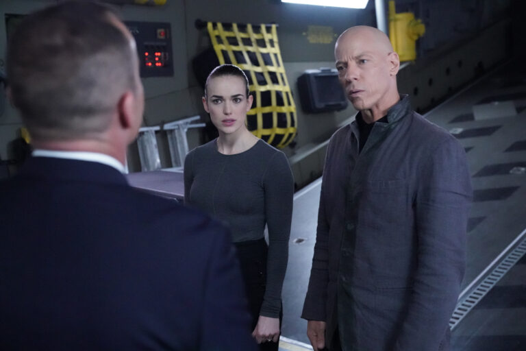 MARVEL'S AGENTS OF S.H.I.E.L.D. - "As I Have Always Been" - A time storm ravages the Zephyr, propelling it toward destruction while simultaneously forcing Daisy and Coulson to relive their failed attempts to save the team over and over, until they find a solution or are swallowed by the storm. Making it to their next destination will take trust, courage and sacrifice from everyone on board, but it will all come down to having enough time on "Marvel's Agents of S.H.I.E.L.D.," airing WEDNESDAY, JULY 22 (10:00-11:00 p.m. EDT), on ABC. - (ABC/Mitch Haaseth) ELIZABETH HENSTRIDGE, JOEL STOFFER