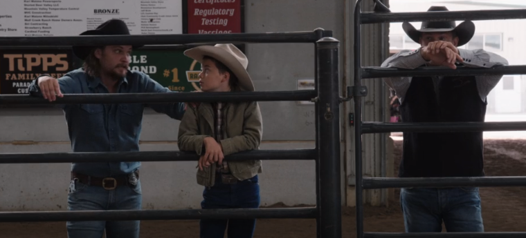 Kacy tate and johan talk about secrets in yellowstone season 3 episode 8