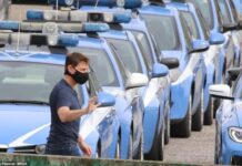 Mission: Impossible 7 Movie Set Photos Give a First Look at Tom Cruise Tom was spotted on the set of Mission Impossible 7 in Italy surrounded by police cars,