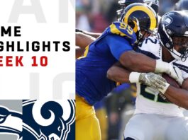 NFL 2020 Week 10 Highlights Seahawks vs. Rams