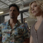 Magnum-P.I-season-3-episode-4-cast-Jay-Hernandez-as-Thomas-Magnum-and-Perdita-Weeks-as-Juliet-Higgins