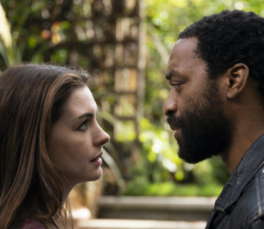 Stars Anne Hathaway & Chiwetel Ejiofor in the new Movie Locked Down 2021 Locked Down 2021
