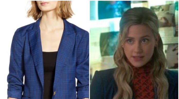 Betty Cooper BB Dakota Trail Blazer Plaid Blazer Worn on Riverdale Season 5 Episode 4 