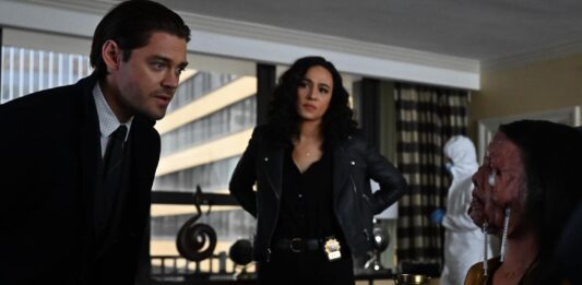 PRODIGAL SON: L-R: Tom Payne and Aurora Perrineau in the “Face Value” episode of PRODIGAL SON