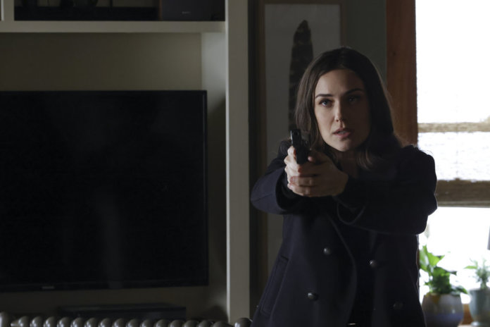 The Blacklist - Season 8 Episode 14 Pictured: Megan Boone as Liz Keen -- (Photo by: Will Hart/NBC)