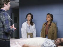 FREDDIE HIGHMORE, ALLEGRA FULTON, ANTONIA THOMAS in The Good Doctor Season 4 Episode 17