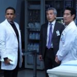 HILL HARPER, HIRO KANAGAWA, WILL YUN LEE in The Good Doctor Season 4 Episode 17