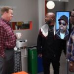 PETER MACKENZIE, WANYA MORRIS, SHAWN STOCKMAN in Black-ish Season 7 Episode 21 Photos