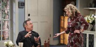 Last Man Standing Season 9 Episode 19 “Murder, She Wanted” Photos + Promos last man standing season 9 episode 19 Photos Tim Allen and Nancy Travis
