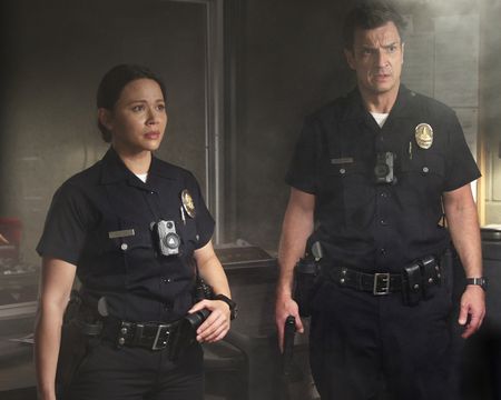 The Rookie Season 4 Episode 4 MELISSA O'NEIL, NATHAN FILLION