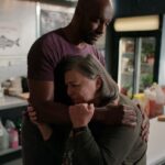 Virgin River Season 4 Photos Preacher and Connie, hugging-