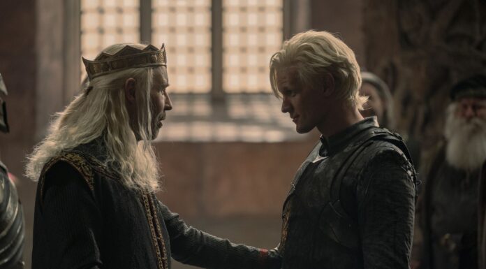 House of the Dragon Episode 4 Photo - King Viserys (Paddy-Considine) Daemon- (Matt-Smith)