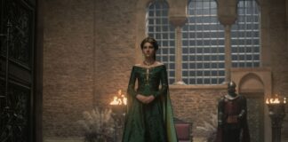 Take a Look at House of the Dragon Season 1 Episode 5 Photos: Emily Carey’s character wears a green outfit to Rhaenyra’s Wedding House of the ---Dragon Season 1 Episode 5 Alicent Hightower wears a green dress.Photos