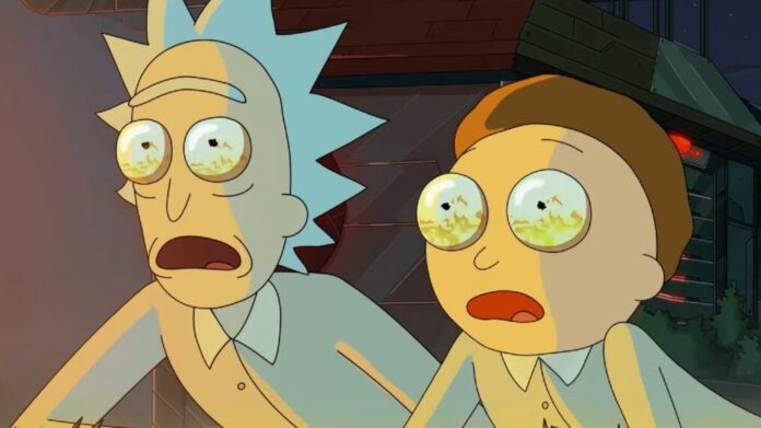 Rick and Morty Season 6 Episode 1 - Rick and Morty stuck in space
