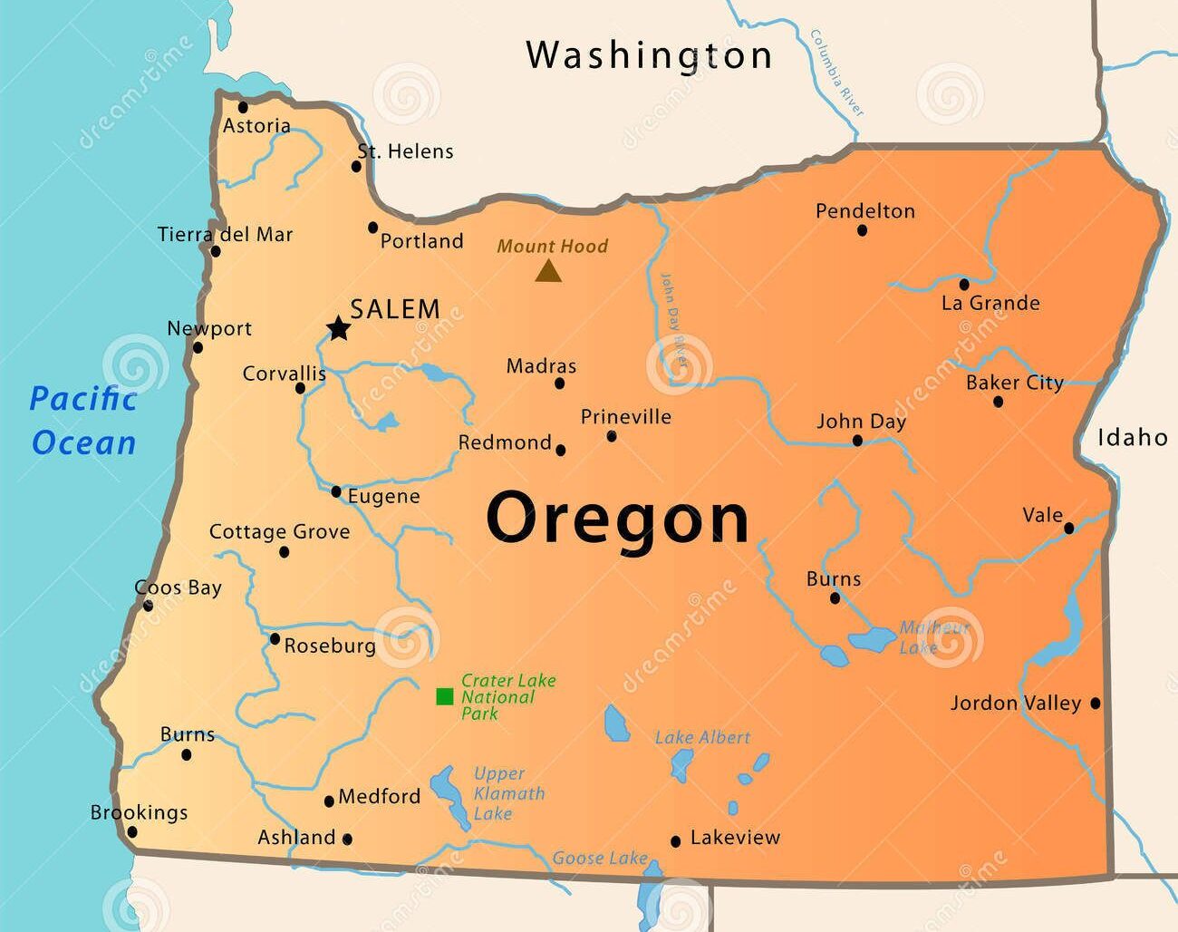 Pacific Northwest-Map