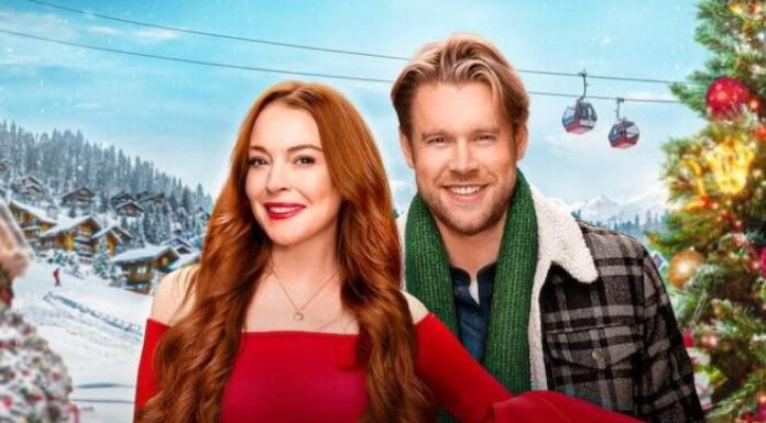 Lindsay Lohan Falling For Christmas-