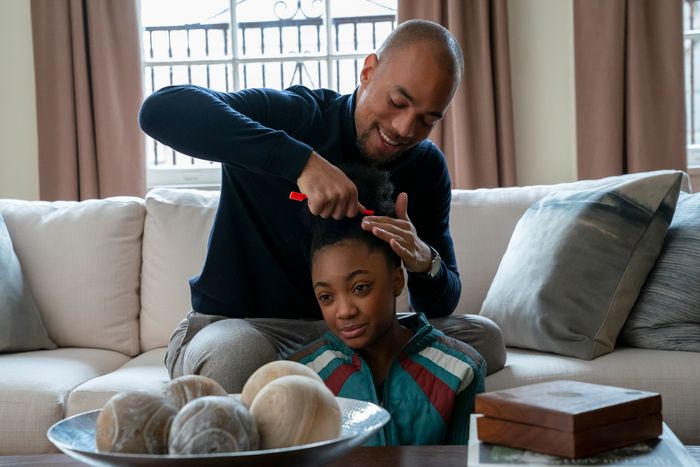 Something from Tiffanys Movie Kendrick Sampson and Leah Jeffries 
