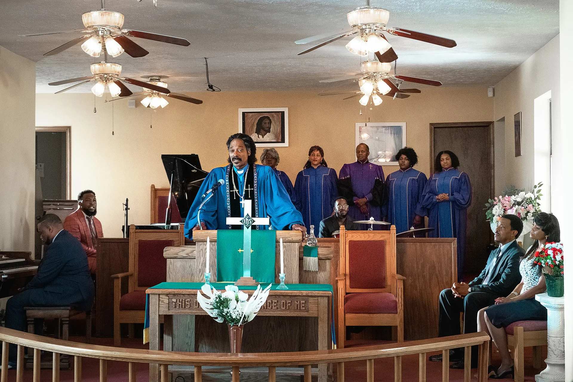 BMF Season 2 Episode 4 Recap - Pastor-Swift-portrayed-by-Snoop-Dogg 