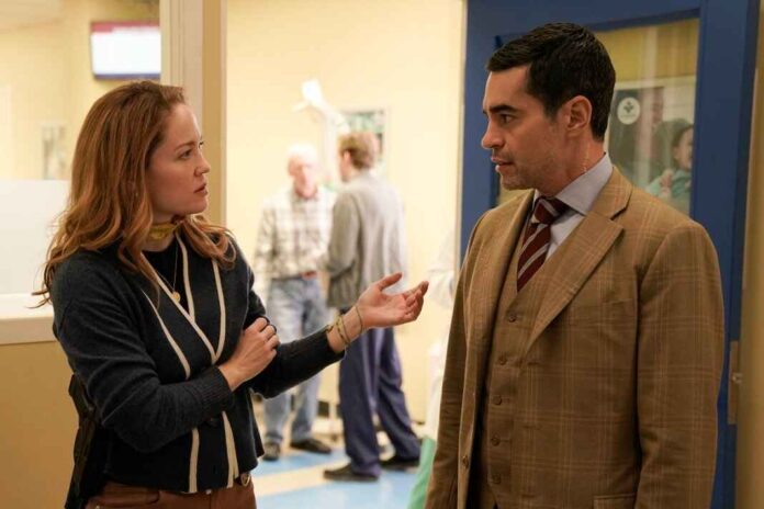 Erika Christensen and Ramon Rodriguez in will trent- season 1 episode 4