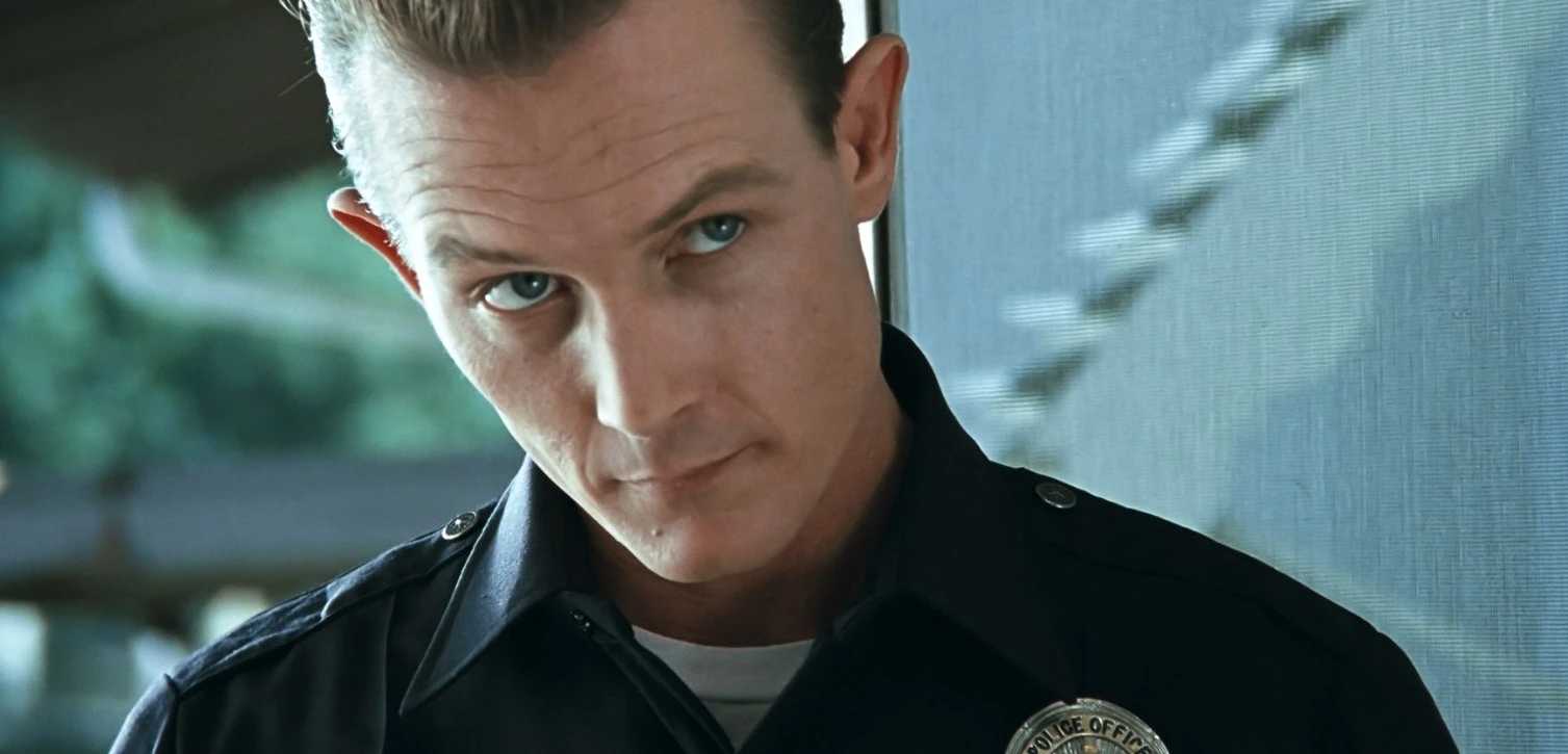 robert-patrick- T-1000 in Terminator 2: Judgment Day.