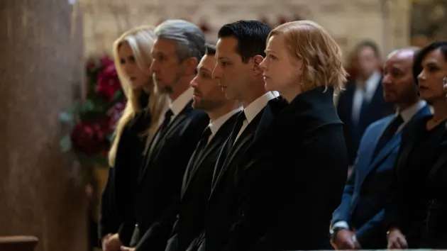 Succession Season 4 Episode 9 Recap logan-roys-kids at funeral-