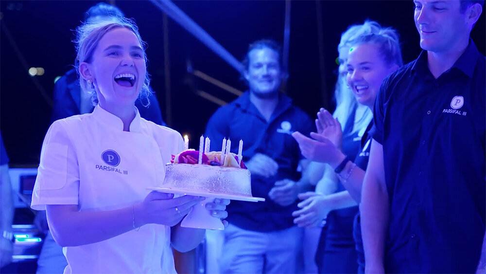 Below Deck Sailing Yacht Season 4 Episode 11 cake drama- 