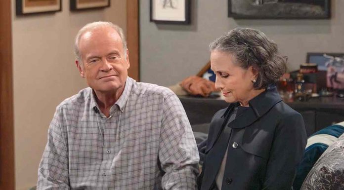 Frasier (2023) Episode 7 Frasier and Lilith at Freddy's birthday