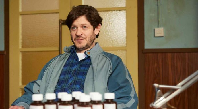 (Iwan Rheon) as Meurig Jenkins in Men up