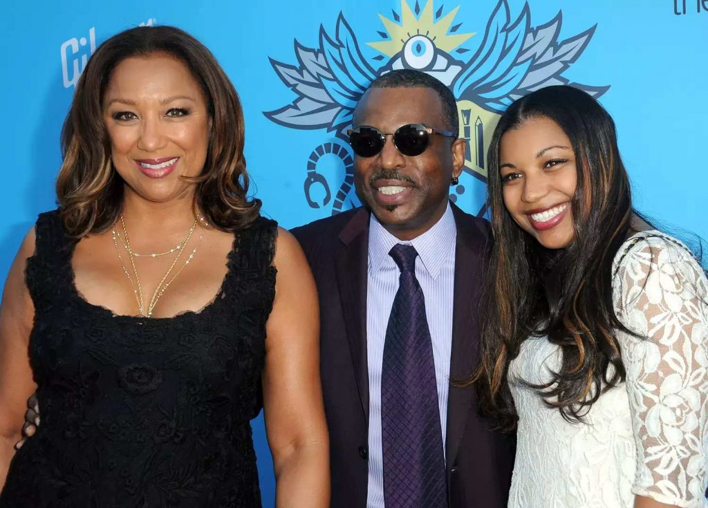 levar-burton-stephanie-cozart-burton- with their daughter 