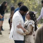 La Brea Season 3 Finale: Did Ty Stay in 10,000 BC? la-brea-wedding- Ty and his wife Para