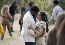 La Brea Season 3 Finale: Did Ty Stay in 10,000 BC? la-brea-wedding- Ty and his wife Para