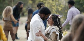 La Brea Season 3 Finale: Did Ty Stay in 10,000 BC? la-brea-wedding- Ty and his wife Para