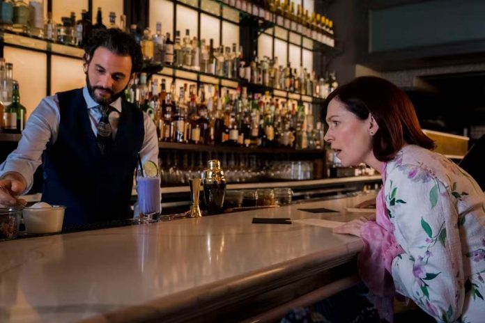 elsbeth-episode-9 carrie-preston and-arian-moayed-