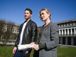 tracker-episode-11 Justin Hartley as Colter Shaw and Melissa Roxburgh as Dr. Dory Shaw