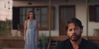 IS NETFLIX’S FIND ME FALLING MOVIE BASED ON A TRUE STORY? Agni Scott and Harry Connick Jr in Find Me Falling 2024