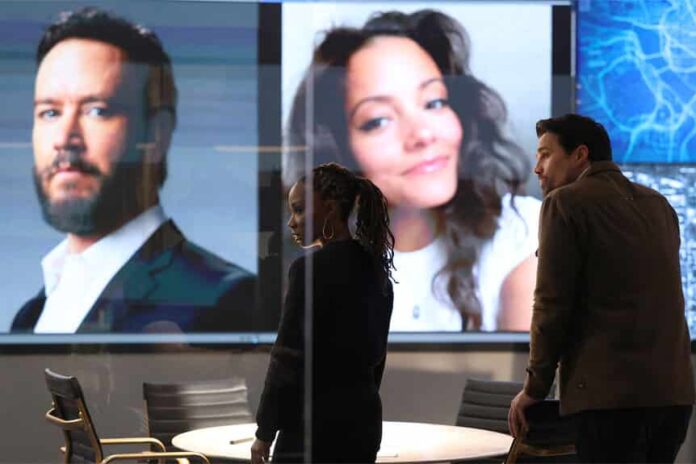 Found, Season 2 Episode 1. recap Gabi (Shanola Hampton), and Detective Mark Trent (Brett Dalton) (1)